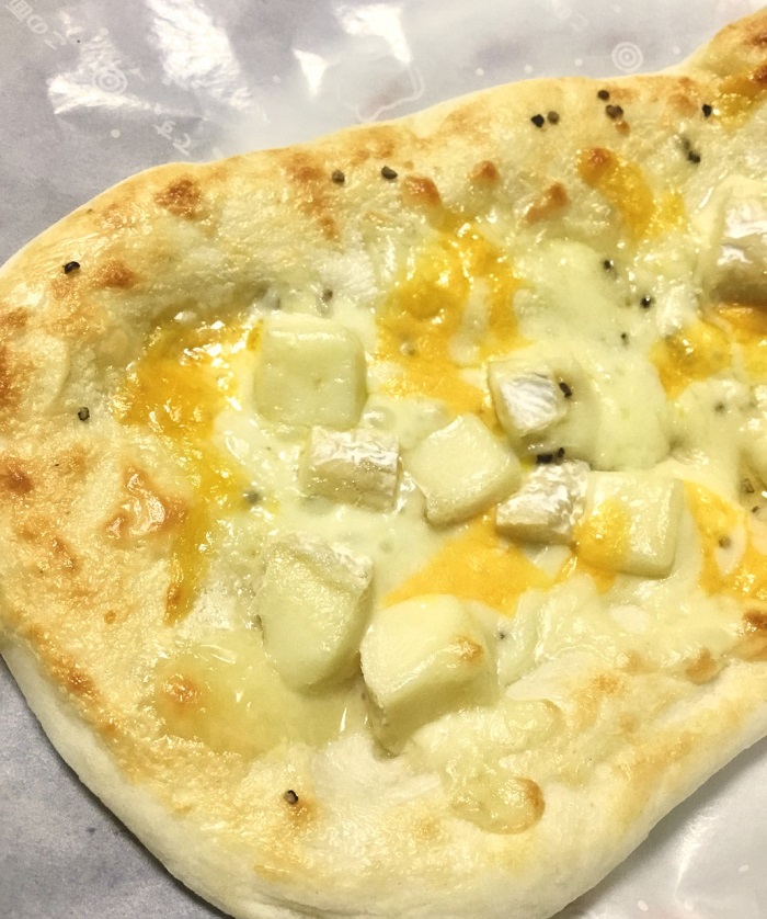 もっちり、チーズ、ピザ
